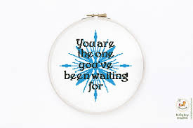 You Are The One You Ve Been Waiting For Quote You Are The One You Ve Been Waiting For Cross Stitch Pattern Frozen Xstitch Inspirational Quote C In 2020 Nursery Cross Stitch Nursery Cross Cat Cross Stitch Pattern