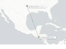 Direct (non-stop) flights from San Salvador to Dallas - schedules -  FlightsFrom.com