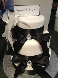 Black And White Cake Ideas For 18th Birthday 3 Tier 18th Birthday Cake Black And White 18th Birthday Cake 18th Birthday 16 Birthday Cake