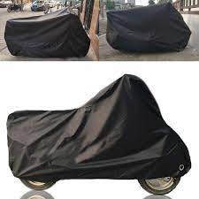 190t Black Motorcycle Cover Waterproof Outdoor Rain Dust Uv Scooter Protector Motorcycle Accessories Parts From Automobiles Motorcycles On Banggood Com Motorcycle Cover Black Motorcycle Waterproof Outdoor