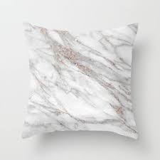 Black And Gold Couch Pillows Pink Rose Gold Blush Metallic Glitter Foil On Grey Marble Throw Pillow Rose Gold Bedroom Throw Pillows Pillows