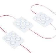 Single Color LED Modules - Square Module with 4 SMD LEDs - 250 Lumens/Module - 20-Pack / 100-Pack
