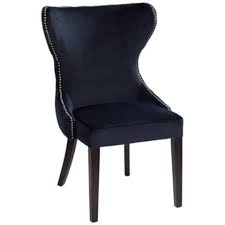 Ariana Antique Brass Trimmed Navy Blue Velvet Dining Chair 59n26 Lamps Plus Navy Blue Dining Chairs Velvet Dining Chairs Blue Velvet Dining Chairs