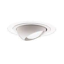 Adjustable eyeball trim to direct light to the desired direction. Halo 4 In Matte White Recessed Ceiling Light Adjustable Eyeball Trim 998p The Home Depot