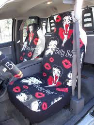 1 Set Of Betty Boop Print Seat Cover And Steering Wheel Cover Custom Made On Etsy 65 00 Betty Boop Classic Betty Boop Betty Boop Art