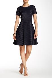 shoshanna fit flare dress nordstrom rack