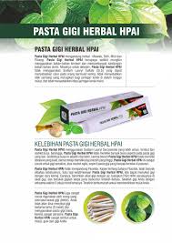Pasta Gigi Herbal Hpai Jpg 1754 2482 Kesehatan Alami Herba Produk