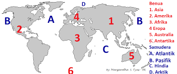 Benua di dunia terbagi menjadi 7 bagian yaitu benua asia, benua australia, benua eropa, benua afrika, benua amerika utara, benua amerika selatan dan benua antartika. Nama Nama Benua Di Dunia Mr Hamdan