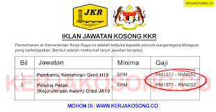 Penolong juruukur bangunan gred j29 (kementerian kerja raya) [ tarikh temu duga: Jawatan Kosong Terkini Kerja Kosong Kerajaan Swasta Facebook