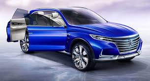 Saic S Roewe Vision E Previews Luxurious Chinese Suv For 2018 Carscoops Concept Cars Suv Chinese Car