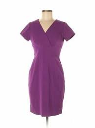 Details About Donna Ricco Women Purple Casual Dress 6 Petite