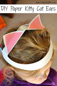 You can wear them with a costume, or as a fun accessory with an outfit. Diy Paper Kitty Cat Ears What Can We Do With Paper And Glue