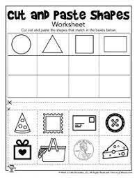 Cut And Paste Shapes Worksheets Woo Jr Kids Activities