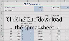 Cpp Deductions 2019 Cpp Calculator Canada Pension Plan