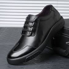 Men Cow Leather Comfort Non Slip Lace Up Business Casual Shoes In 2020 Business Casual Shoes Casual Shoes Shoes