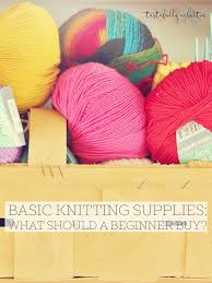 Great savings & free delivery / collection on many items. Basic Knitting Supplies For Beginners Tastefully Eclectic
