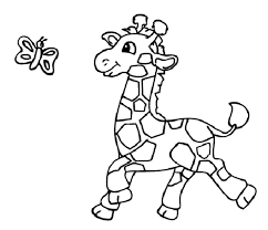 Zurafa Boyama Sayfasi Okuloncesitr Preschool Hayvan Boyama Sayfalari Zurafa Boyama Sayfalari