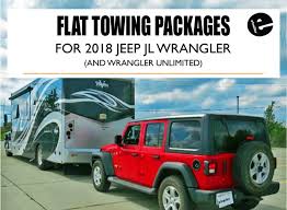 No flat towing a jeep behind an rv doesn't add miles since you are disconnecting your transfer case in order to tow it. Flat Towing Package For 2018 Jeep Jl Wrangler Jeep Jl Jeep Towing Vehicle