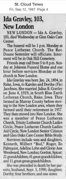 Ida A Jacobson Gravley (1894-1997)