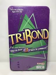 Its a game that gives three words or phrases and you have to come up with the commonality among them. Tribond What Do These 3 Have In Common Boardgame 2000 Trivia Fun Quiz 13 70 Picclick Uk