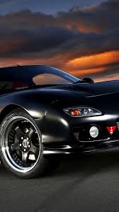 Mazda rx7 iphone wallpaper (27+ images) on genchi.info. Mazda Rx 7 Black Car 750x1334 Iphone 8 7 6 6s Wallpaper Background Picture Image