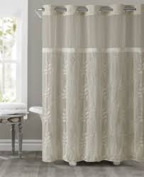 Hookless Palm Leaves 3 In 1 Shower Curtain Reviews Shower Curtains Bed Bath Macy S In 2020 Hookless Shower Curtain Green Shower Curtains Curtains