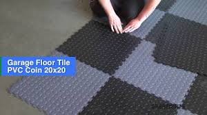 Just line up the seams of the floor or overlap them by an inch and you've got full floor coverage. Garage Flooring Pvc Garage Floor Tiles Youtube