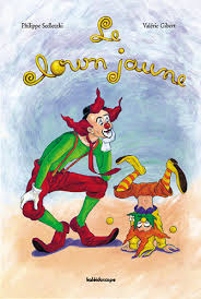 Mais surprise, c'est un clown qui sort de la boîte de ticket. Le Clown Jaune