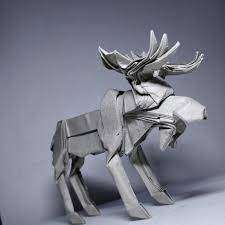 It feels like lang has taken you on as an apprentice as he teaches you his techniques, stepping you through examples of real origami designs and their development. Bull Moose Designed By Robert Lang Origami