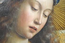 THE GHENT ALTARPIECE AND THE INSCRIPTION ON THE CLOTHS OF HONOUR BEHIND  MARY AND JOHN THE BAPTIST Helene Verougstraete and Wim V