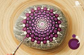 Mar 19, 2018 · use a hole punch and put the center point in the center of the punch, and punch. Mandala Stones Diy Colorful Crafts