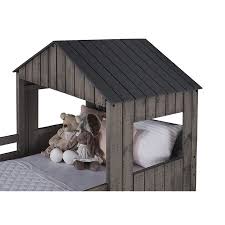 Most of the study loft bed is made of pinewood. Donco Trading Company Kids Beds Tree House Loft 334 Tfrdg Bed Loft Bed From Skero S Furniture