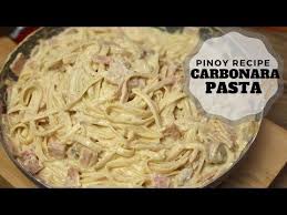 Creamy Carbonara Pasta Christmas Recipe Youtube Carbonara Creamy Pasta Recipes Carbonara Pasta Creamy