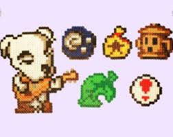 Items Similar To Pixel Art Animal Crossing K K Slider On Etsy Perler Bead Art Hama Beads Animals Animal Crossing