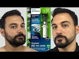 2 Beard Trimming Philips Norelco Multigroom 7000 Model Mg7750 Youtube Beard Trimming Philips Beard