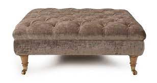 This luxury ottoman is handmade in england and can be tailored to your bespoke specification. Loch Leven Large Button Footstool Dfs Ireland
