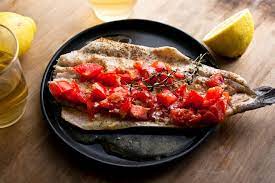 Rainbow Trout Baked In Foil With Tomatoes Garlic And Thyme Recipe Recipe Thyme Recipes Recipes Trout Recipes