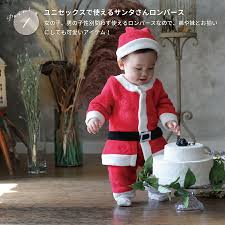 ベビー クリスマス コスチューム サンタ 衣装 サンタクロース コスプレ かわいい ロンパース ワンピース 着ぐるみ もこもこ セットアップ キッズ  男の子 女の子 サンタ トナカイ 面白い - 【nichie ギフトモール店】- プレゼント＆ギフトのギフトモール