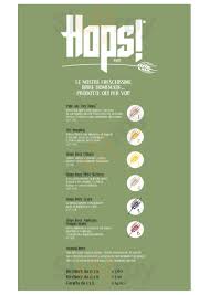 Menu Hops Desenzano Del Garda Specialita E Piatti Del Menu Principale
