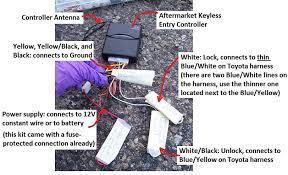 Diy Install 12 Keyless Entry On Your 4 1 Instead Of Replacing A Lock Cylinder Toyota Rav4 Forums