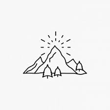 Hill Landscape Nature Mountain Fireworks Line Icon Vector I Icons Converter Icons Fitness Icons Maker Png And Vector With Transparent Background For Free Do Line Icon Glyph Icon Vector