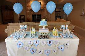Maybe you would like to learn more about one of these? 1st Birthday Party Birthday Party Table Decorations Birthday Party Tables Prince Baby Shower