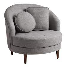 If you're not a fan of your grays though. Gray Round Seren Chair And A Half Decorist