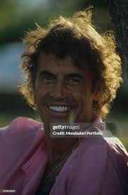 Portrait of Italian singer-songwriter Franco Califano smiling with... News  Photo