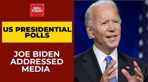 We Are Winning Says Joe Biden While Addressing Media Us Presidential Elections 2020 Breaking News Youtube
