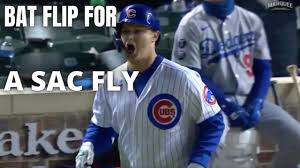 It was easy to root for pederson. Joc Pederson Bat Flip For A Sac Fly Youtube