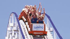 Adventureland S Tornado Roller Coaster Catches Fire No Injuries Reported