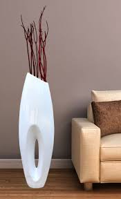 Modern White Large Floor Vase 40 Inch Large Floor Vase Floor Vase Decor Large Decorative Floor Vases