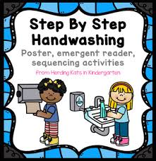 Hand Washing Procedures Reader Poster And Sequencing Pocket Chart
