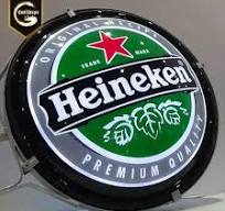 Round Shape Wall Mounted Beer Light Box Rotating LED Sign ...